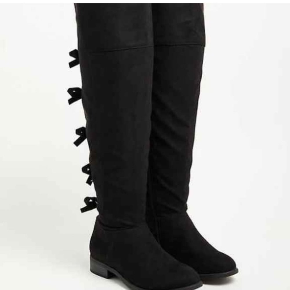 TORRID Bow Back Over THE Knee Boot WW